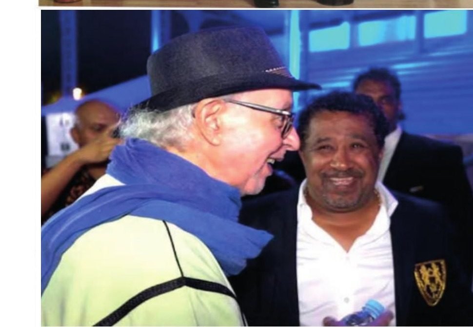 Omar Sayed with Algerian singer Cheb Khalid
