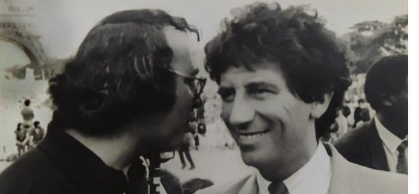 Omar Sayed with Jack Lang at the first Fête de la Musique, 1982