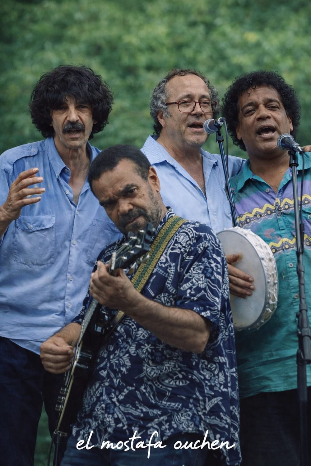 Nass El Ghiwane performing live outdoors
