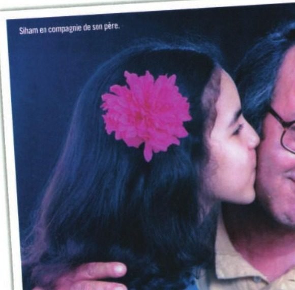 Siham Sayed with her father