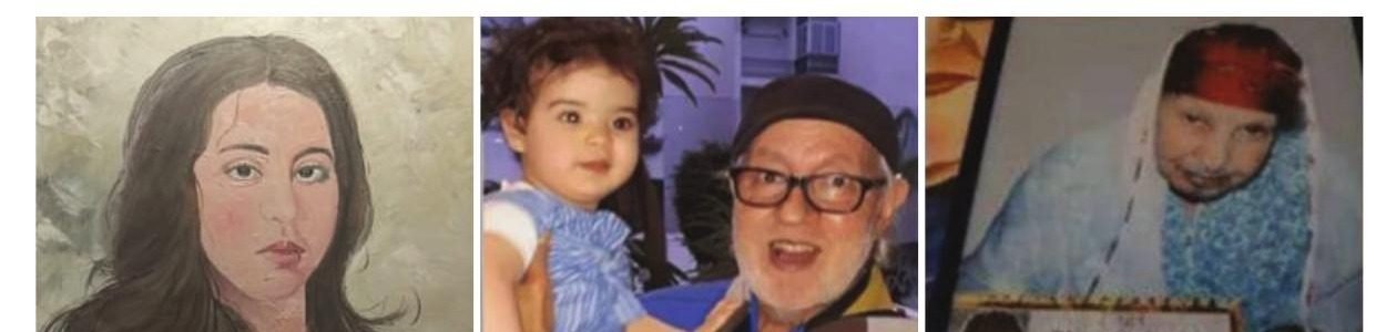 Three generations: Rayhana, Daouia, and Siham Sayed